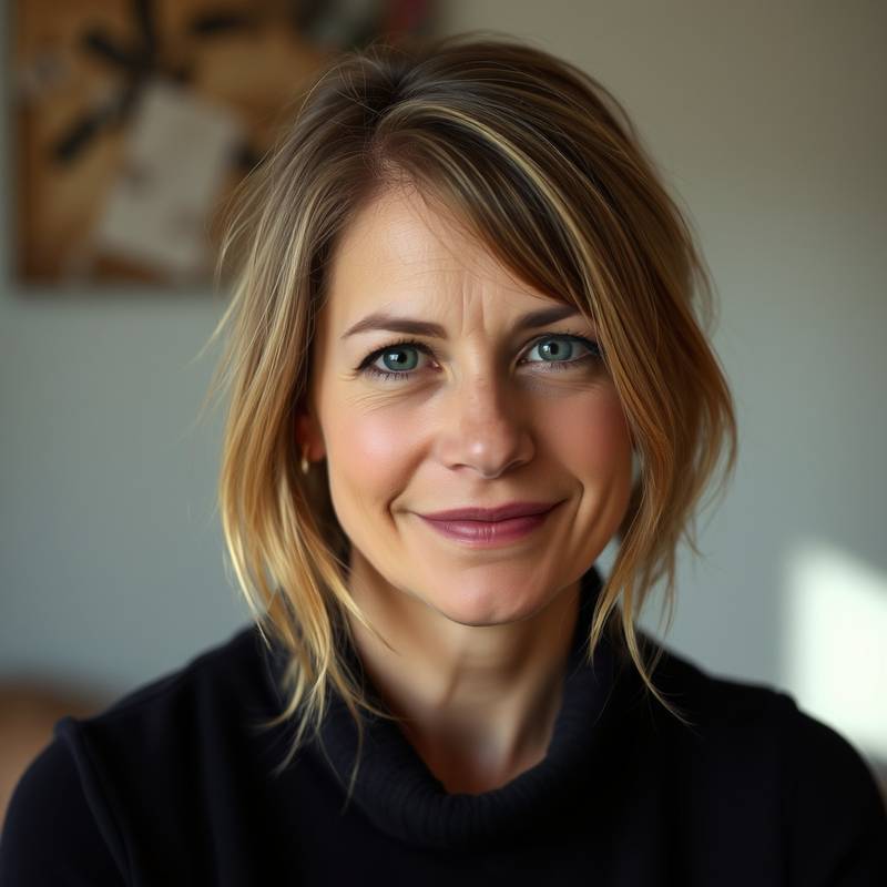 Portrettbilde av Kari Olsen, manusforfatter og forteller